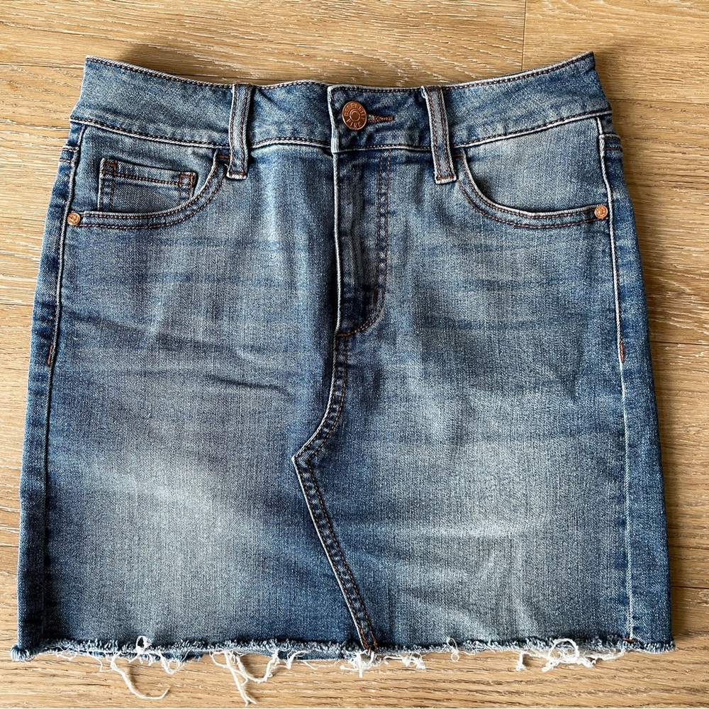 Celebrity Pink Denim Mini Skirt